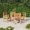 Day and Night - Day and Night 5-piece Garden Dining Set Solid Teak Wood