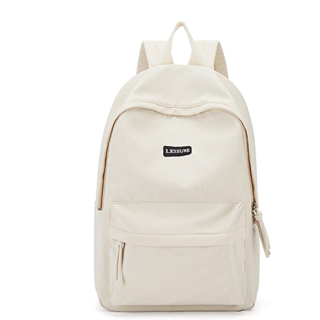 University Laptop Backpack Leisure School Backpack High School College Backpack, Black Commuter Nylon Backpack for Women Men