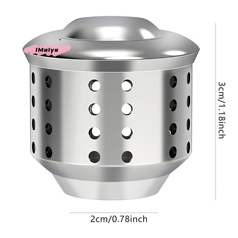 1Pc Stainless Steel Anti-Splash Valve Cover for Moka Pot Stovetop Espresso Aluminum Coffee Maker Universal Accessory