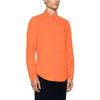 Polo Ralph Lauren Solid Point Collar Single-Breasted Slim Fit Long Sleeve Shirt Men Shirts Orange 710818761-019