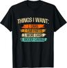 Things I Want - Car Parts Enthusiast Auto Mechanic Engine T-Shirt