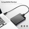 UnionSine Extern Hårddisk, 250 GB HDD, USB 3.0 Hårddisk, Bärbar HDD, Hårddisk för PS4, Hårddisk för Mac, Extern HDD