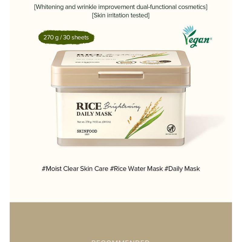 SKINFOOD - Rice Brightening Daily Mask