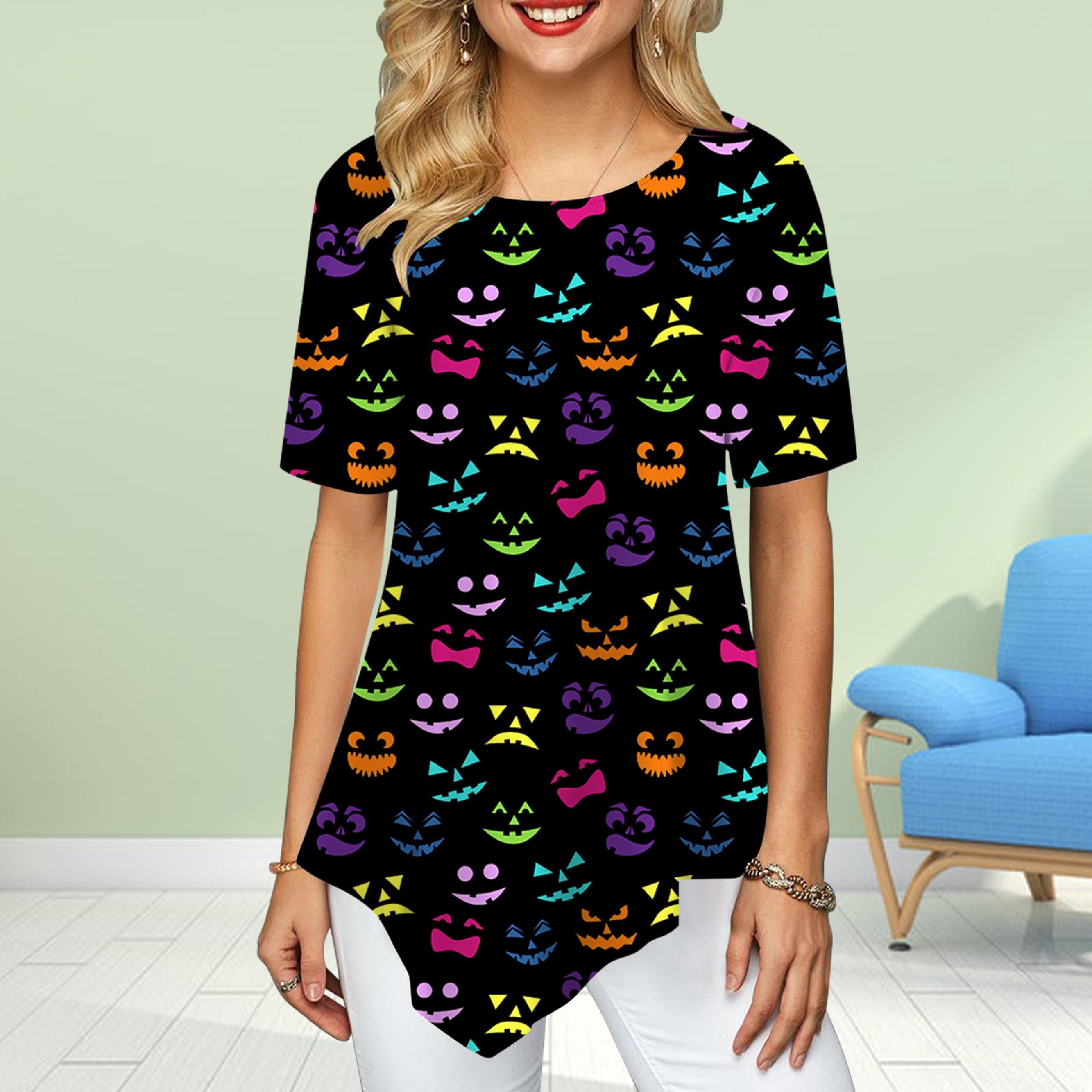 Женские футболки больших размеров с цветочным принтом черного угольного шара — фото 3