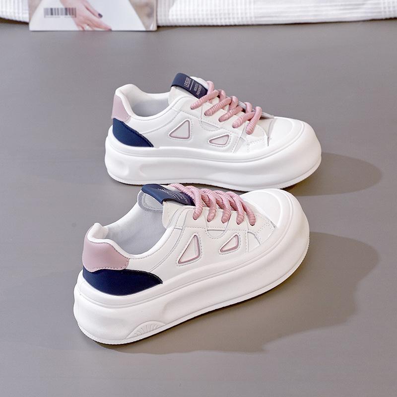 

Popular popular thick-soled little white shoes women s new spring and autumn women s shoes heightening casual sports board shoes 35