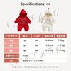 COCOMIYA Christmas Cosplay Baby Santa Romper Loungewear with Perfect for Costume Christmas and Everyday A Great Warm Coverall Pom-Poms, Parties,