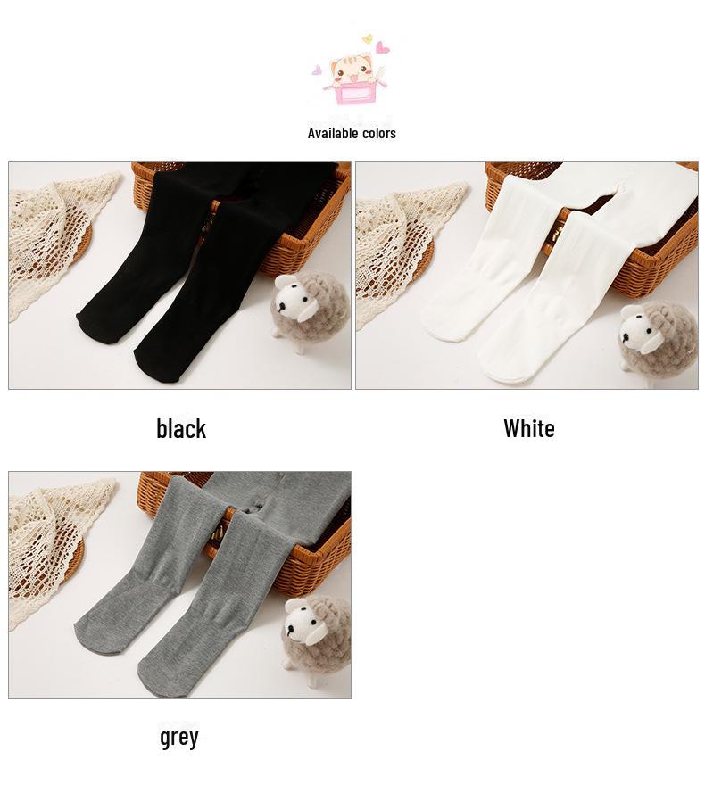 Children's Cotton Dance Pantyhose - Anti-Pilling, High Elasticity, Skin-Friendly for Spring and Autumn