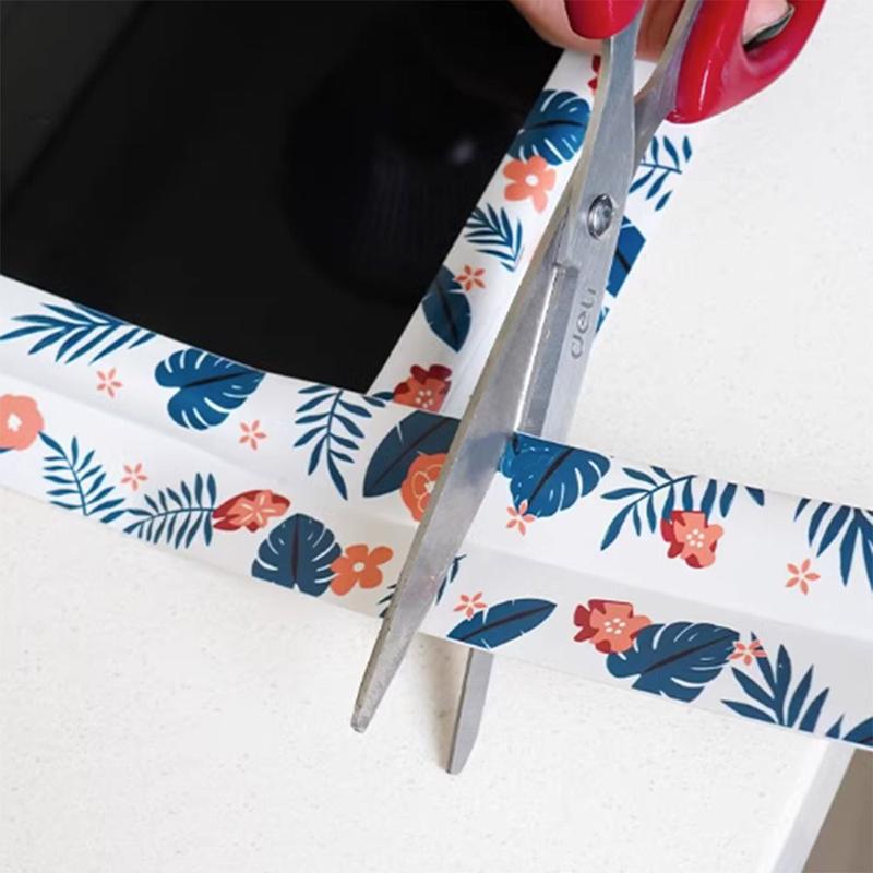 Waterproof Anti-Mold Sealant Tape Multifunctional PVC Stickers Bathroom Toilet Crack Sealing Seam Stickers