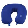 Travel Pillow Memory Foam U Shaped Electric Vibration Message Airplane Neck Message Pillow Blue