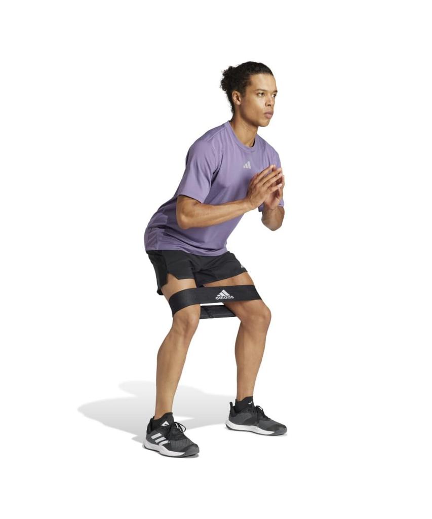 Adidas IHP71 Short Sleeve HIIT Workout Shadow Violet Size Men's T-Shirt, 3-Stripes, (IS3717), J/S