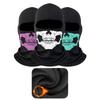 1 Stück Totenkopf-Print Motorrad Winddicht Ski Kopf Halswärmer Fahrradhelm Futter Motorrad Sturmhaube Vollgesichtsmaske