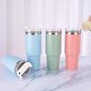 Car Cup, Double-layer Straw Cup, Vacuum Outdoor Car Cup, Thermal Insulation, Cold Insulation, Coffee Cup, Beautiful Appearance