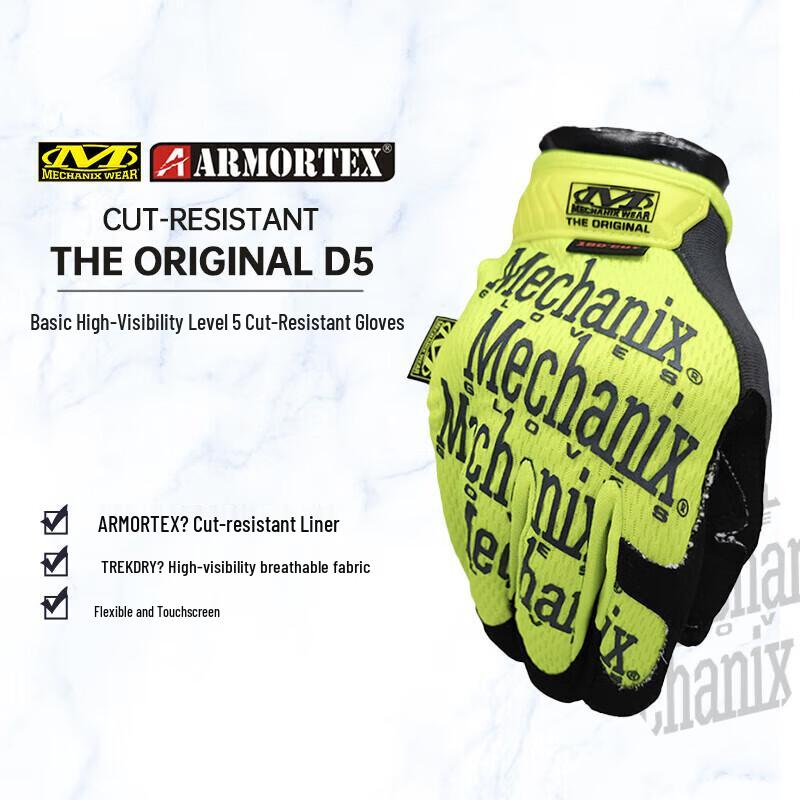 MECHANIX WEAR SMG-C High-Visibility Level 5 Cut-Resistant Touchscreen Gloves