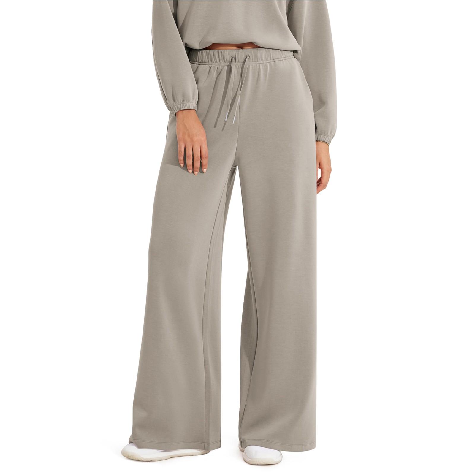 

Женские модные свободные брюки-карго с завязками на талии, однотонные, расклешенные S хаки