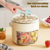 Ice Bucket 2-in-1 Large Capacity Ice Storage Bin Press-Release Ice Cube Tray with Airtight Lid And Ice Scoop Food-Grade Safe Ice Tray for Home RV