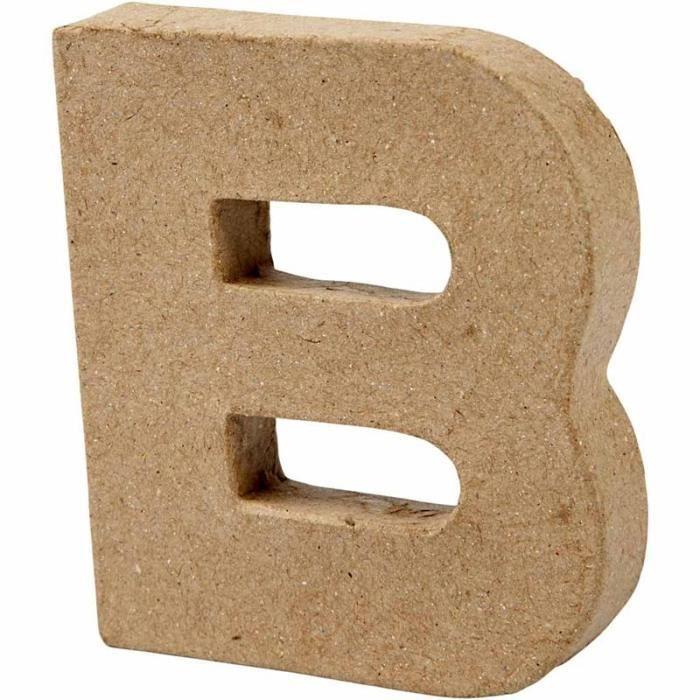 Handmade Paper Mache Letter. Ref 26640