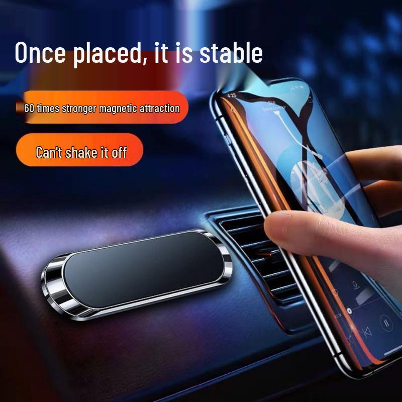 Multifunctional Zinc Alloy Magnetic Phone Holder for Car Dashboard