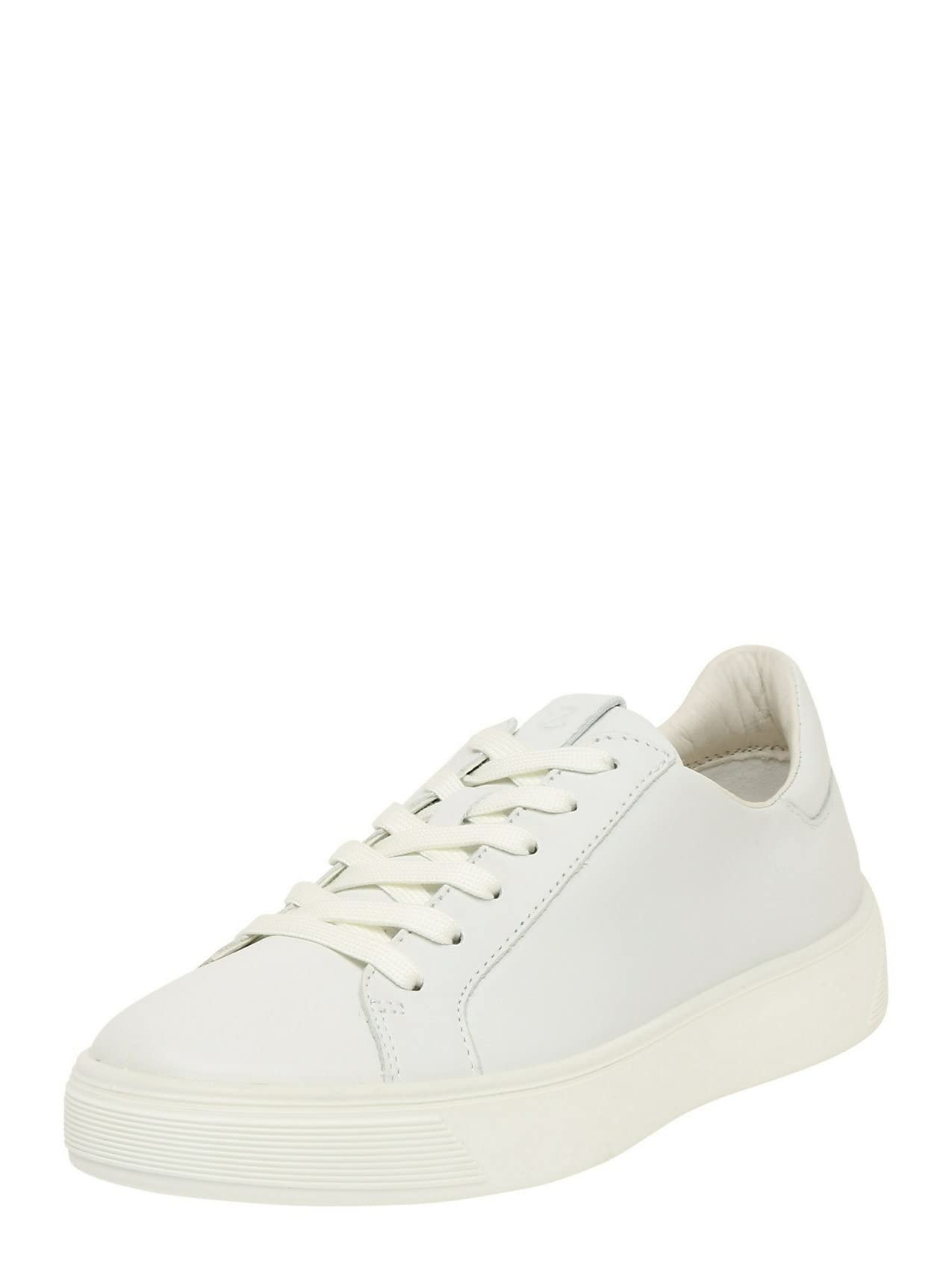 

ECCO womens Street Tray Tie Sneaker, White Dritan, 9-9.5 US