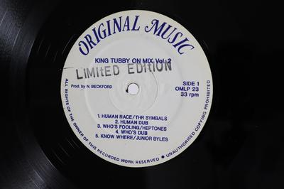 LP Record VARIOUS  King Tubby On The Mix Vol. 2 OMLP23 Original Music 1993 UK Reggae Ska  Dub Used