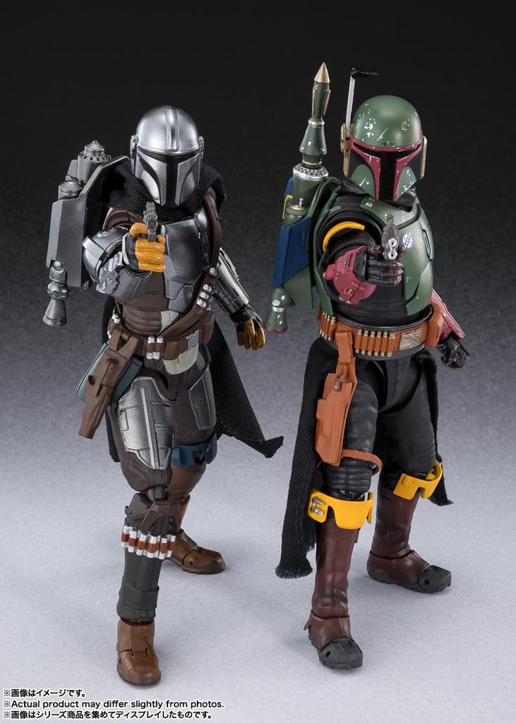 TAMASHII NATIONS Boba Fett The Book of Boba 155mm PVC ABS Fabric Painted Articulated Figure S.H.Figuarts -Classic Ver.- (STAR WARS Fett) Approx. & &