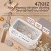 Xiaomi 48Khz Cleaning Machine Ultrasonic Cleaner Double Bin Vibration Full Cleaning Jewelry Household Watch Strap Cleaning