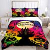 3pcs Halloween Decorations Duvet Cover Set -Includes 1 Duvet Cover and 2 Pillowcases, No Quilt Core, All-Season Home Decor  yy251111100