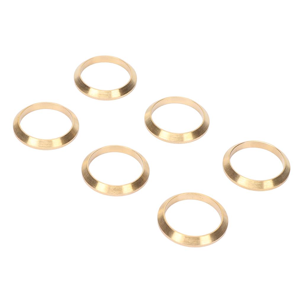 6Pcs IN 14 Nixie Tubes Copper Ring DIY Clock Decorative Rings for IN 14 Nixie Tube Clock