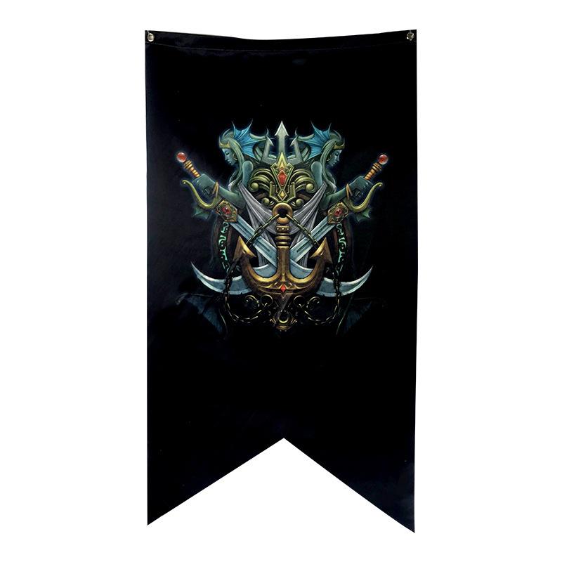 Hero Dark Flag KTV Theme Decoration for Living Room