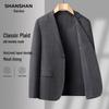 Shanshan Men's Spring Business Casual Notch Lapel Suit Jacket