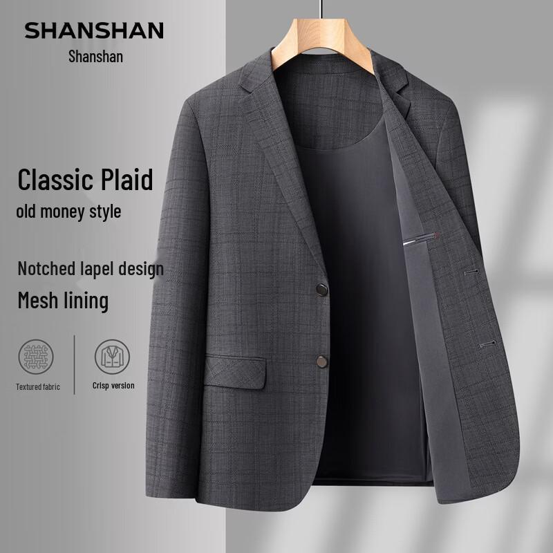 Мужской весенний деловой повседневный пиджак Shanshan с лацканами 3XL/190