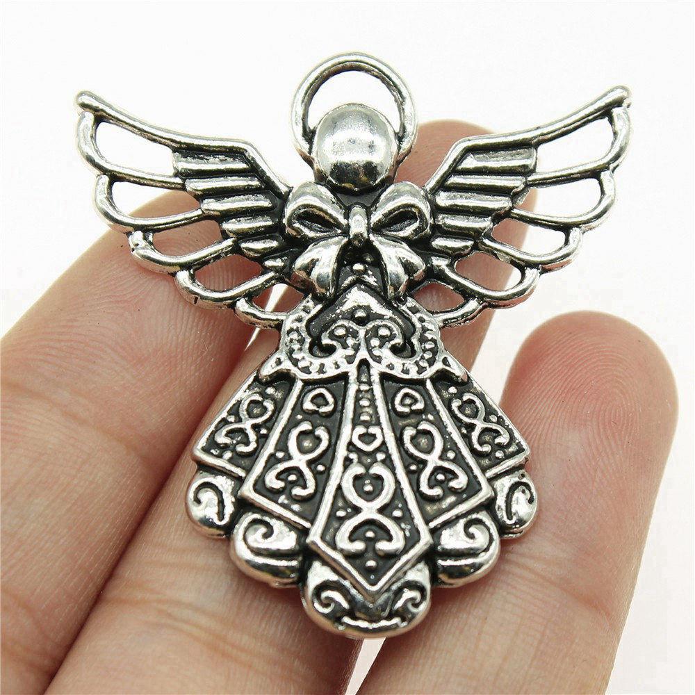 Big Angel Charms Pendant Couple Jewelry Unusual Gifts For