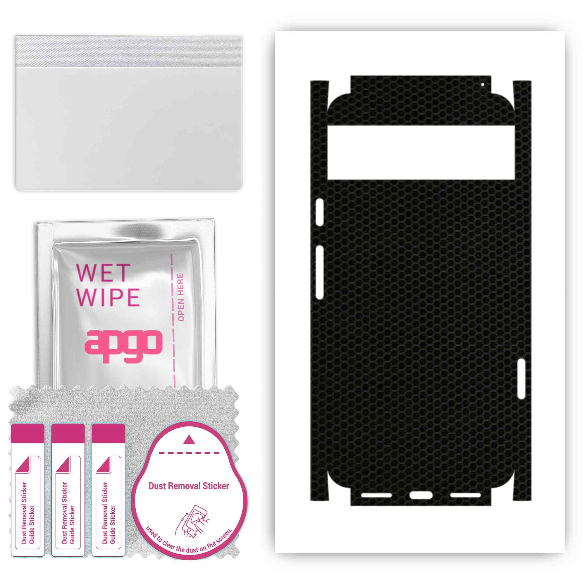 

apgo Protective Skin Sticker for the back+sides compatible with Google Pixel 8, Full Wrap Film, Foil, Vinyl - Pattern Matrix