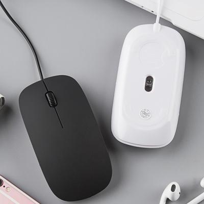 Prodej Neutrální Drátová Myš 2.4Ghz S USB Kabelem Ergonomické Ultratenké Myši Pro PC Laptop Firemní Počítač Kancelářská Myš 1.2M