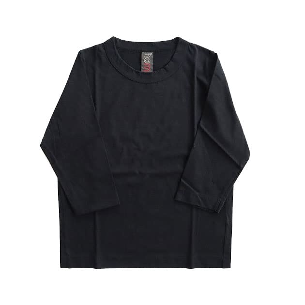 Homspun Sleeve Jersey 6450 Women's 3/4 T-Shirt (Black) (Medium)