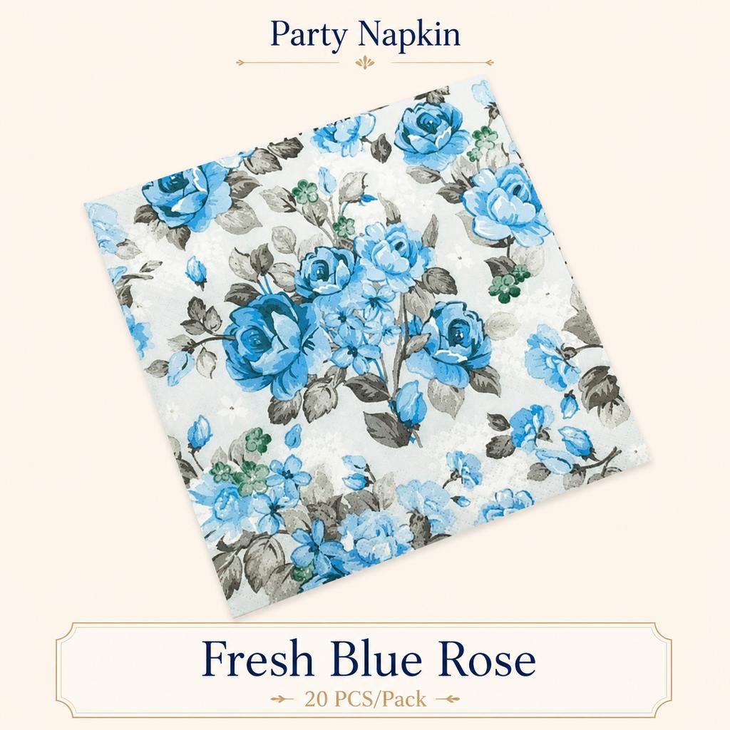 Vintage Floral Rose Paper Napkins 20Pcs Party Table Decor
