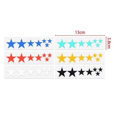 1 Sheets Mountain Bike Reflective Stickers Frame Wheel Rim Sticker Fluorescent Stars MTB Bicycle Reflector Decal Accessories