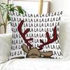 New Christmas Pillow Cover Cartoon Santa Claus Elk Holiday Decoration Sofa Cushion Cover Bedside Pillow
