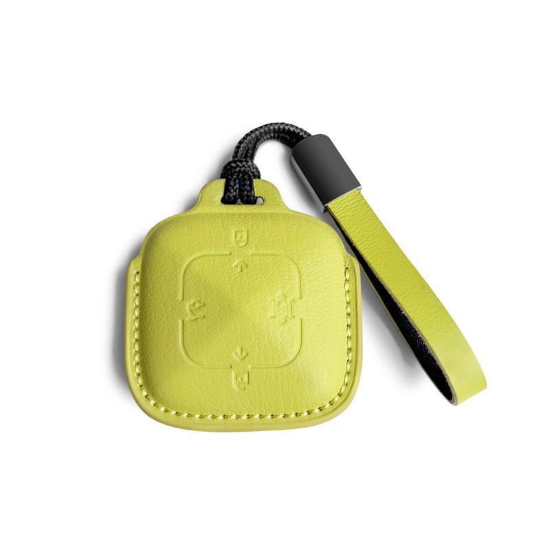 Genuine Leather Key Protective Cover for Jike 007GT - Minimalist Style Car Interior Accessory