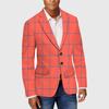 Noul Blazer Carouri de Primăvară Topuri Casual Slim pentru Bărbați