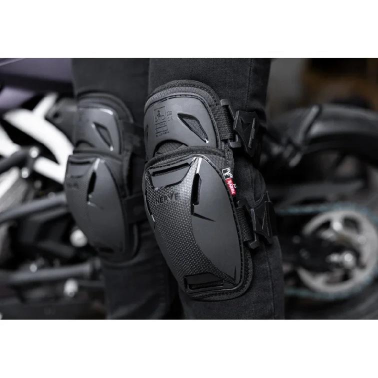 NERVE Motorcycle Knee Pads Motorbike Protective Gear Motocross Joelheira Equipment CE2 Level Anti-fall Sport Guard MTB Knee Pads