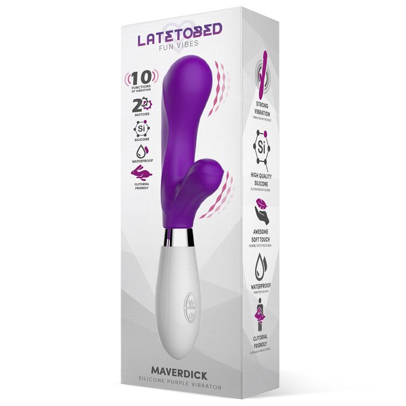 Maverdick Purple Silicone Vibrator