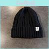 Fashion Mens Knit Hat With Solid Color Design Thick Warm Knit Cap For Fall And Winter
