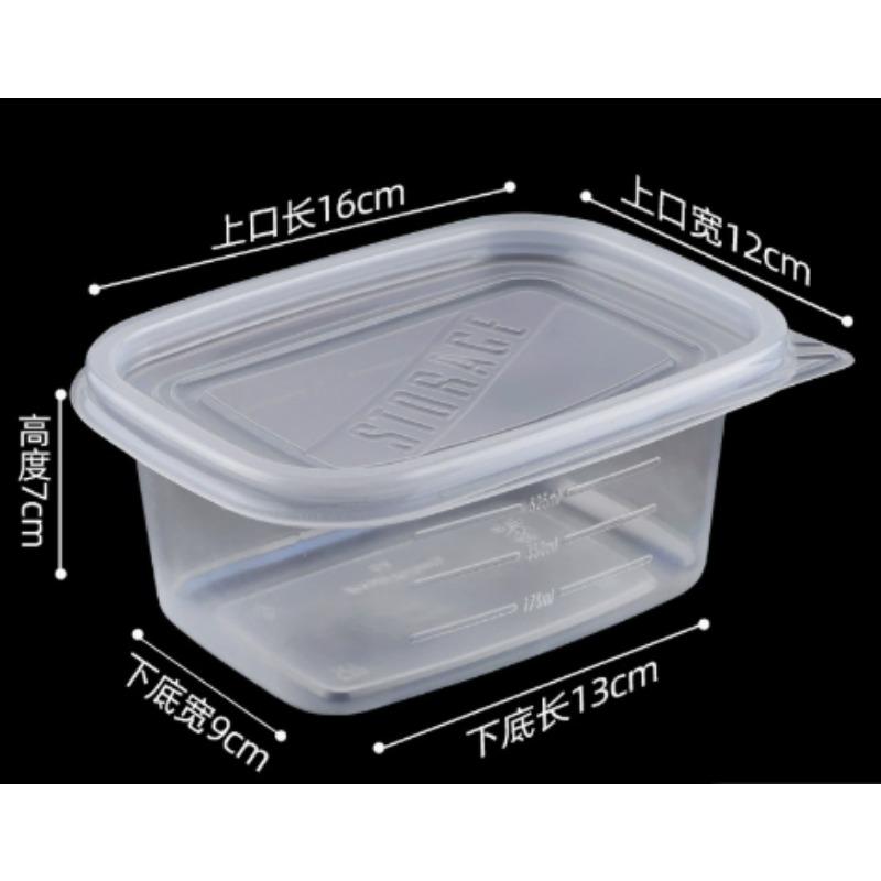 10 BUC Cutie de Depozitare Alimente Stivuibilă cu Capac, Cutie de Prânz din Plastic BPA pentru Cereale, Carne și Legume
