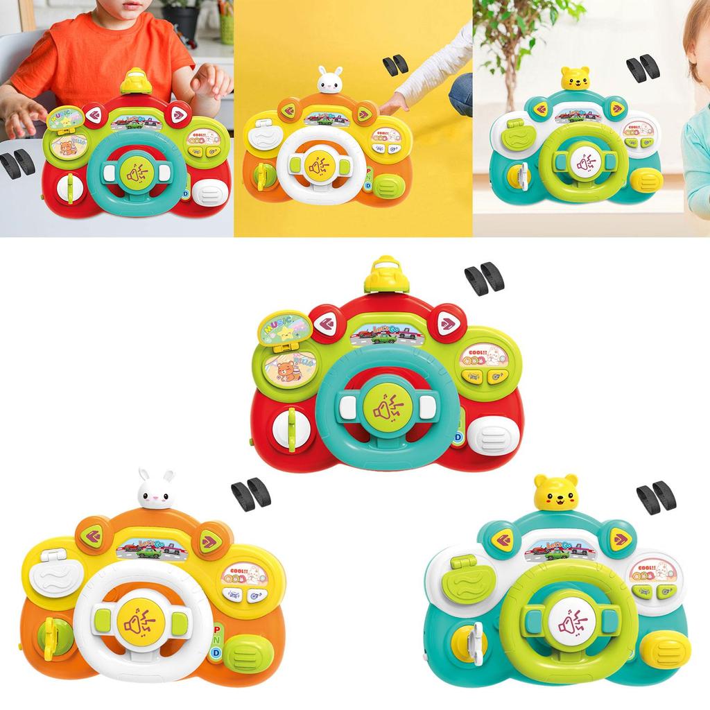 Steering Wheel Toy Twisting Mini Multifunctional My First Driving Toddlers