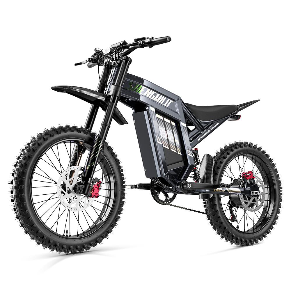 Shengmilo S900 Pro 2026 New Model All-Terrain Electric Bicycle 100KM Range 60V35AH Battery 3000W High Power 65KM/H Speed E-Mountian Bike