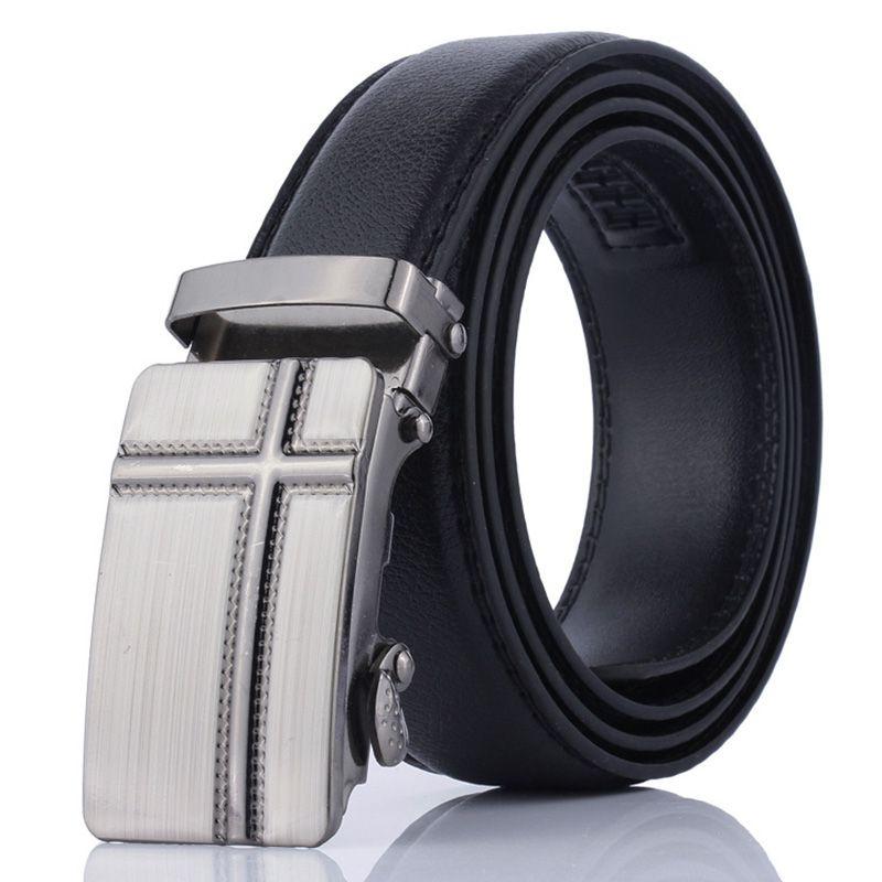 Premium Quality Men's Ratchet Dress Belt With Automatic Buckle For A Perfect Fit