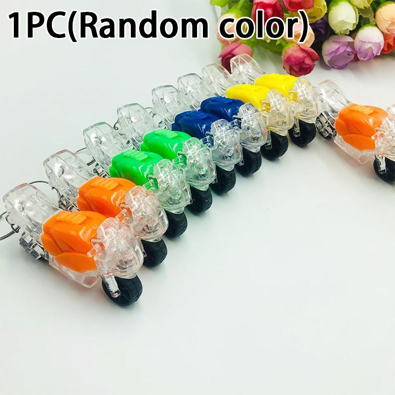 Cartoon Led Light-Up Keychain Creative Bag Charm Light-Up Toy Gift Mini Flashlight