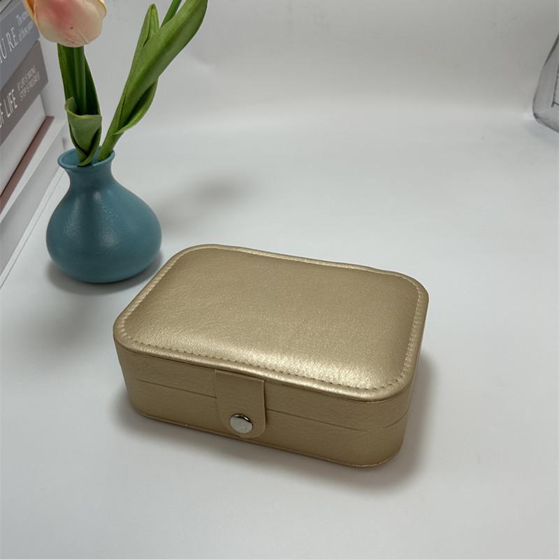 Jewelry box, jewelry organizer, multifunctional portable creative leather jewelry case, korean style accessories