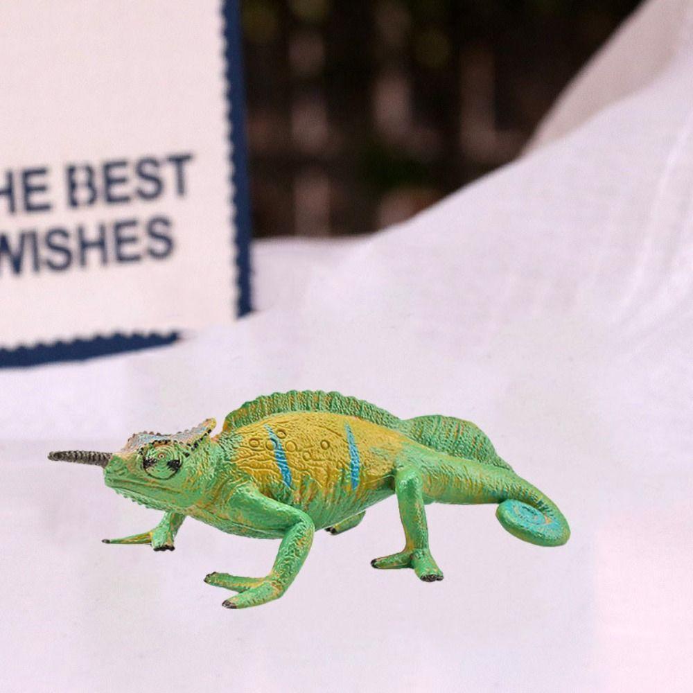 Statue Lizard Action Figures PVC Reptile Amphibious Figurines Children Gifts