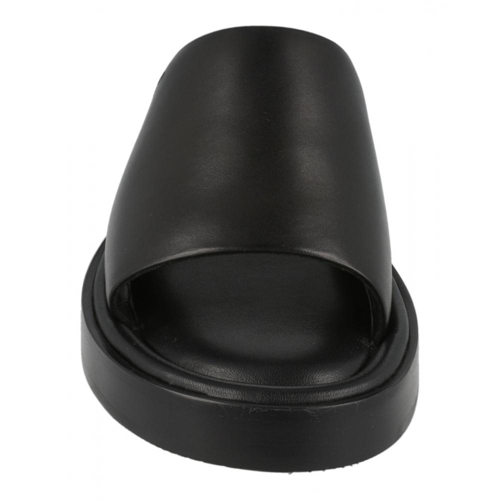 Salvatore Ferragamo Giuone Slide Sandals Black